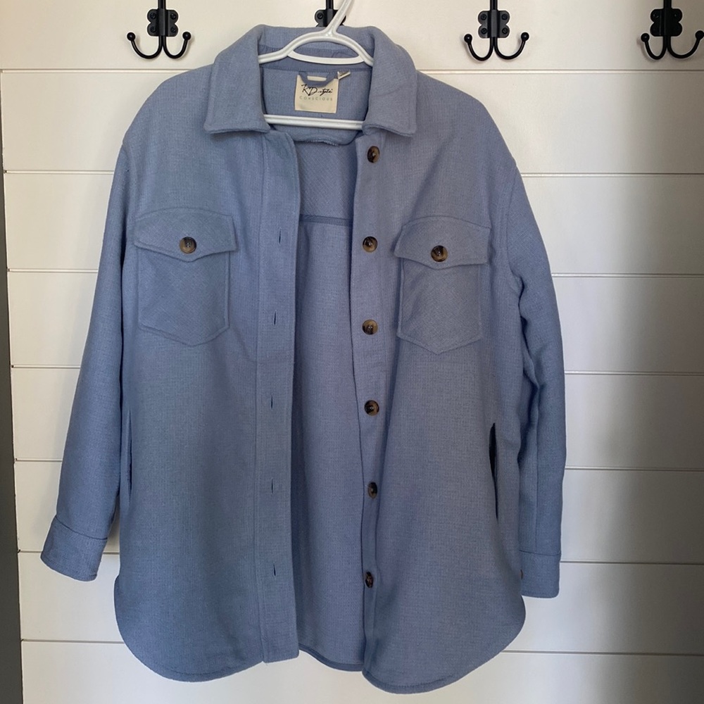 Baby Blue Shacket